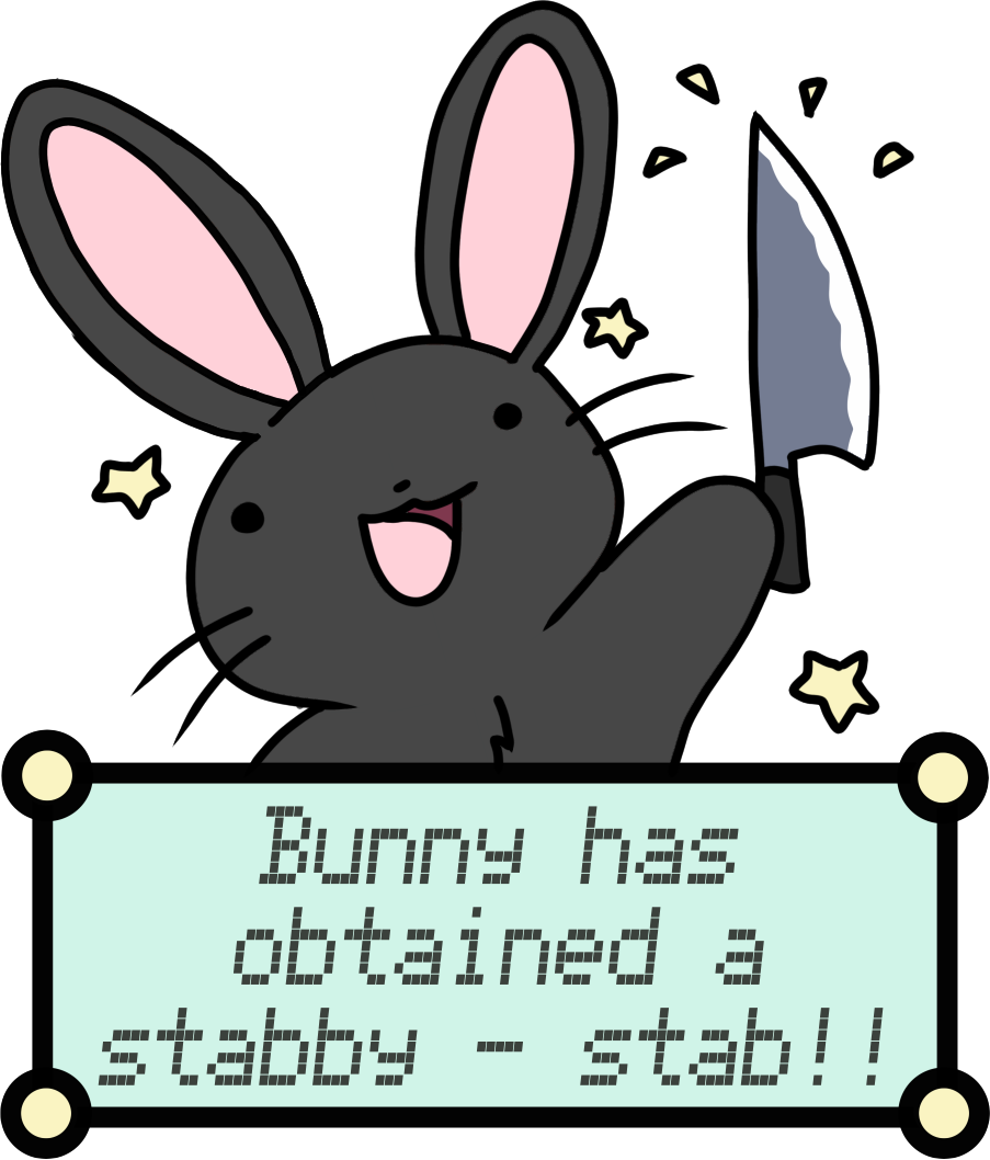 Stabby Bunny - Black